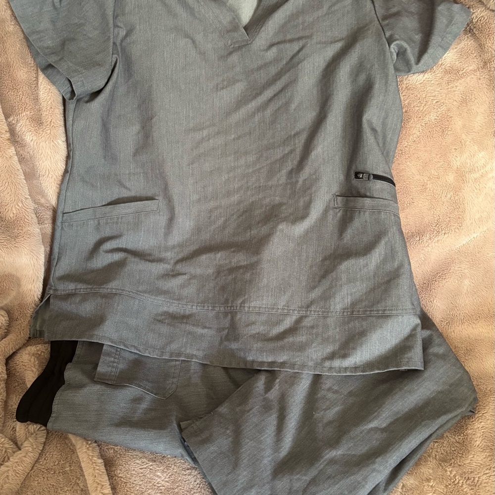 Gray Women's Scrub set
